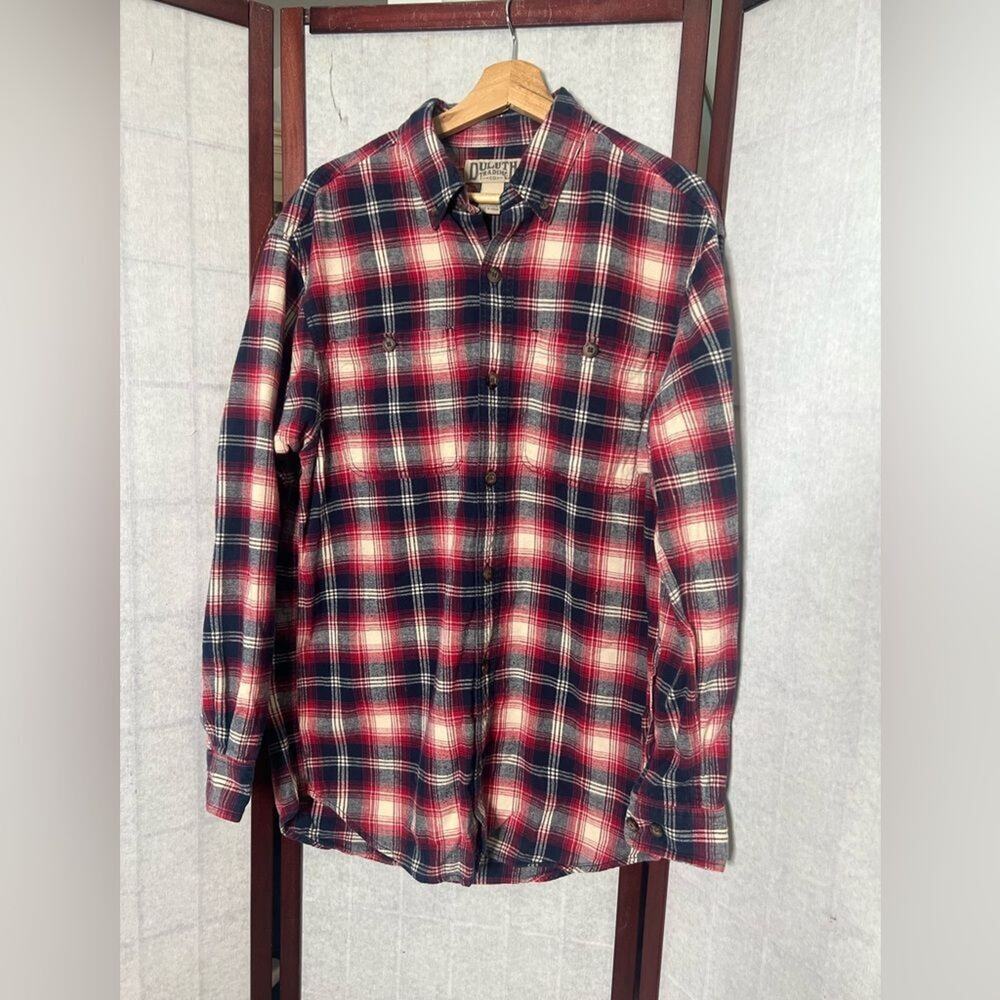 DULUTH TRADING CO PLAID SHIRT SIZE S